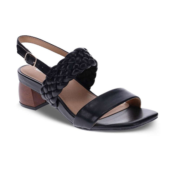 Revere Comfort Shoes Yuki Heeled Sandal - Black