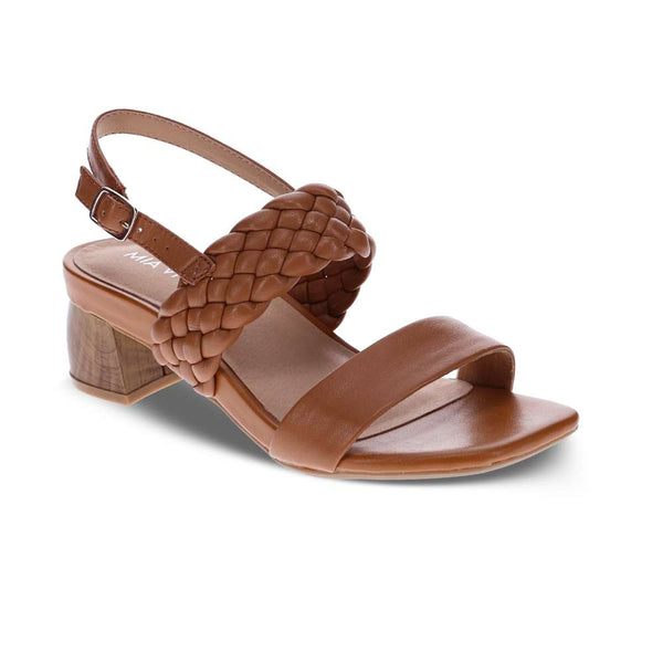 Revere Comfort Shoes Yuki Heeled Sandal - Tan