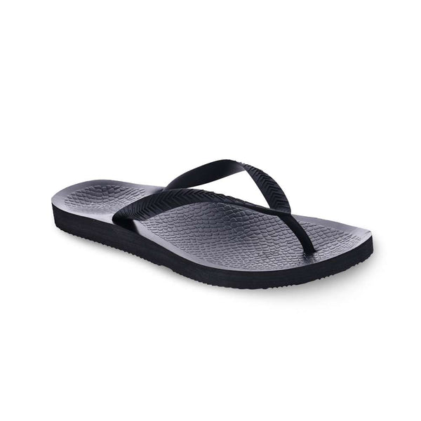 Revere Comfort Shoes Rome Men's Toe Post Sandal - Black