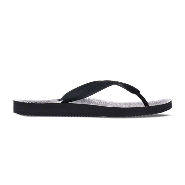 Revere Comfort Shoes Rome Men's Toe Post Sandal - Black