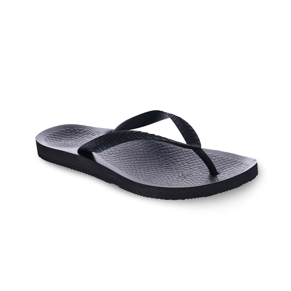 revere comfort shoes Rome Men's Toe Post Sandal - Black