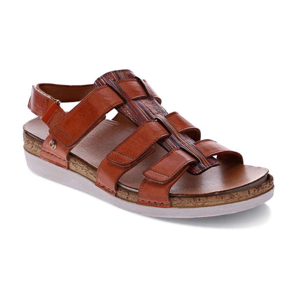 Revere Comfort Shoes Santorini Gladiator Sandal - Mango