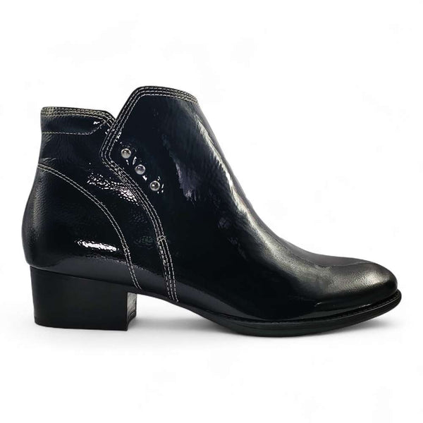 Revere Comfort Shoes Tiko Ankle Bootie - Black Patent