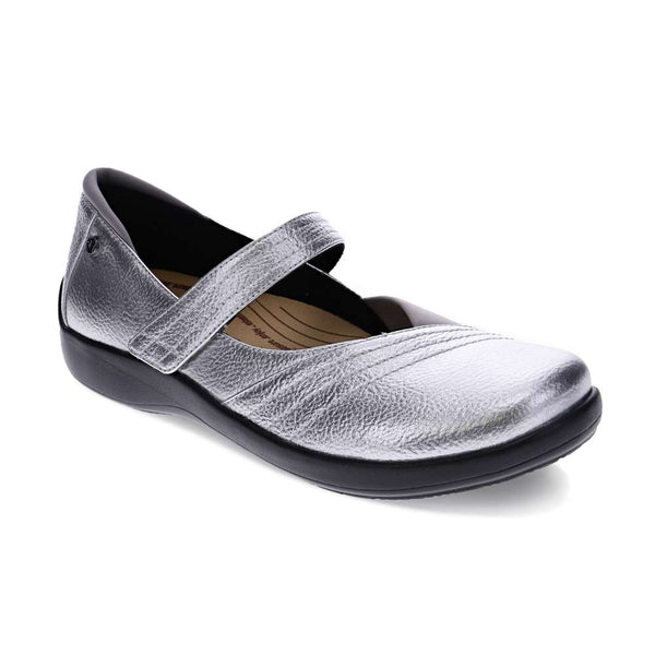 Revere Comfort Shoes Timaru Mary-jane - Silver Metallic