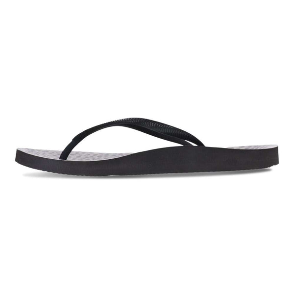 Revere Comfort Shoes Venice Print Women's Toe Post Sandal - Black Leopard