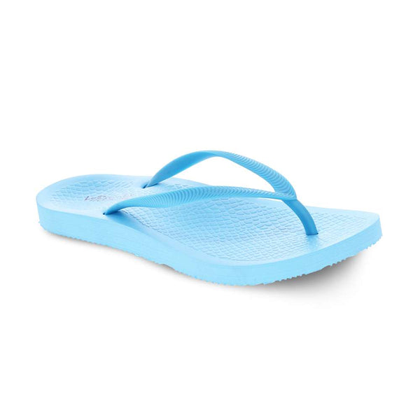 Revere Comfort Shoes Venice Solid Women's Toe Post Sandal - Blue