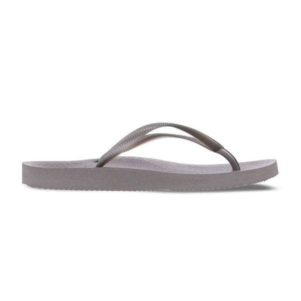 Revere Comfort Shoes Venice Solid Women's Toe Post Sandal - Pewter