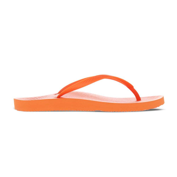 Revere Comfort Shoes Venice Solid Women's Toe Post Sandal - Tangerine