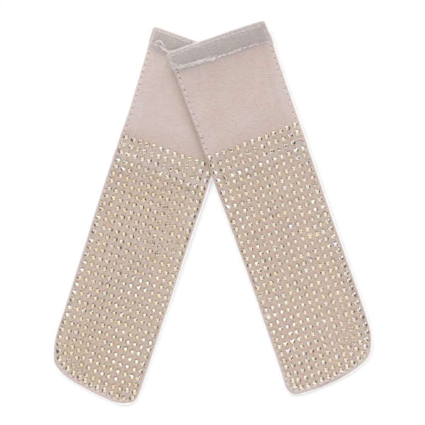 Revere Comfort Shoes Vibe Strap Beige Rhinestone - Beige