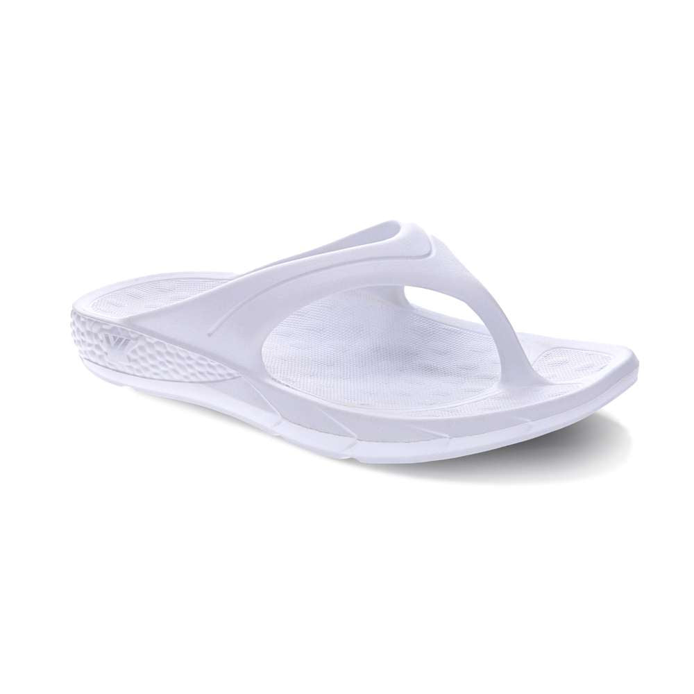 revere comfort shoes Vitality Toe Post Sandal - White
