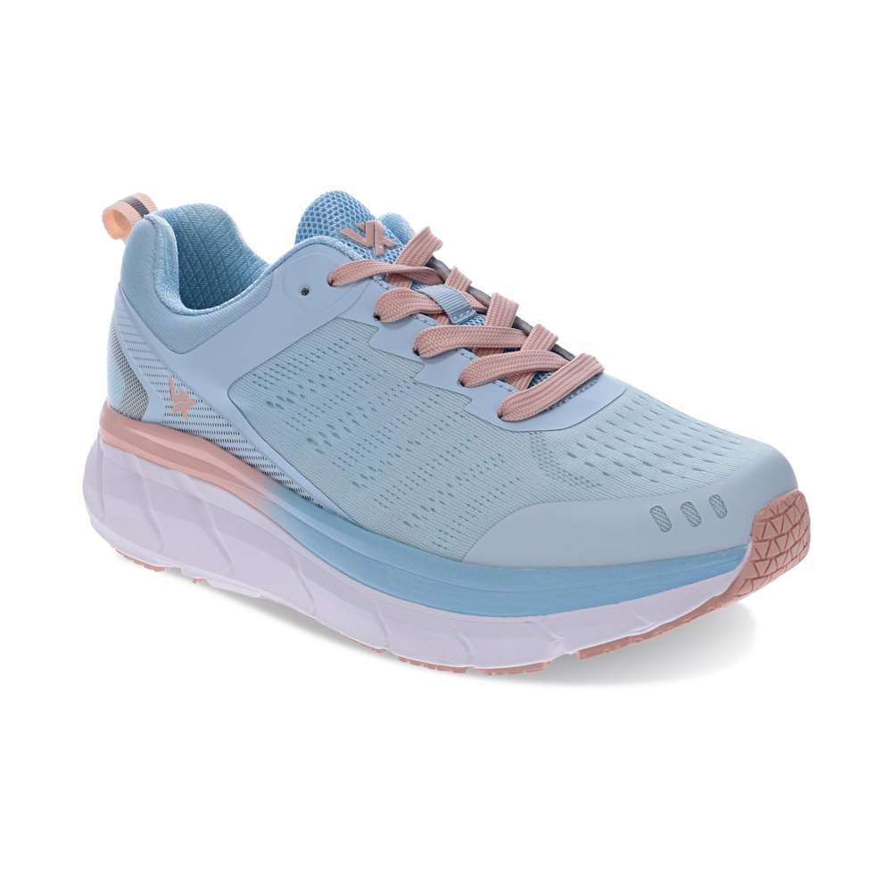 revere comfort shoes Walker Mesh III - Lt Blue/Apricot