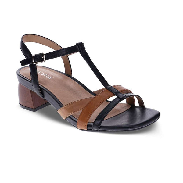 Revere Comfort Shoes Yass Heeled Sandal - Black Multi