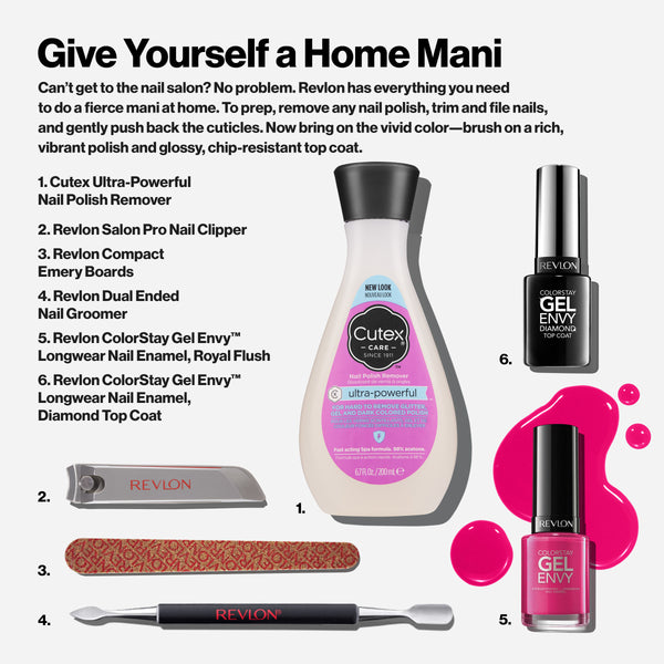 Revlon Compact Emery Boards Travel Size Beauty & Nail Tool