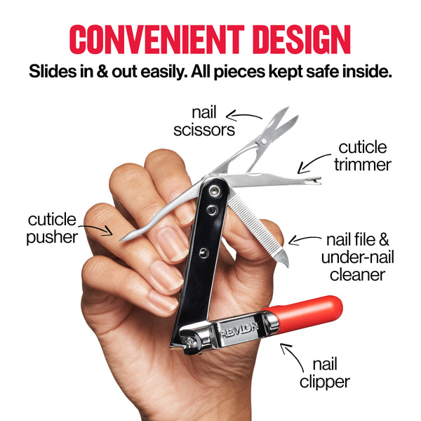 Revlon 6-In-1 Nail Tool: Heavy Duty Nail Clipper