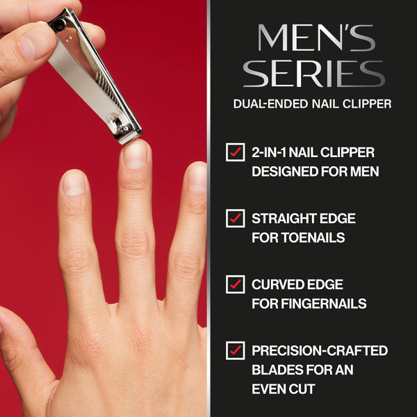 Revlon Men's Series Dual-Ended Nail Clipper