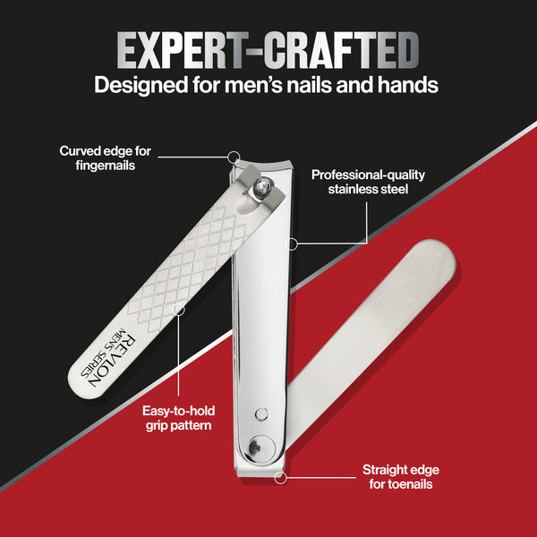 Revlon Men's Series Dual-Ended Nail Clipper