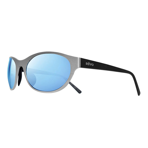Revo Icon Oval L Satin Chrome Blue Water Photochromic