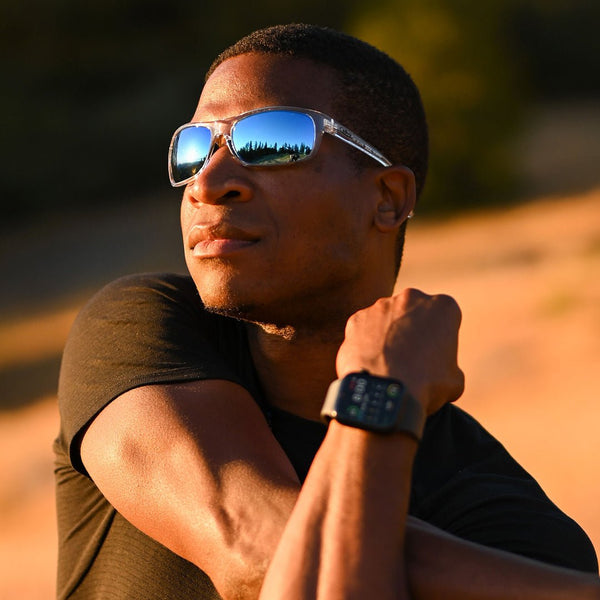 Revo Jude | Crystal Glass Lens M Matte Black H2O Heritage Blue