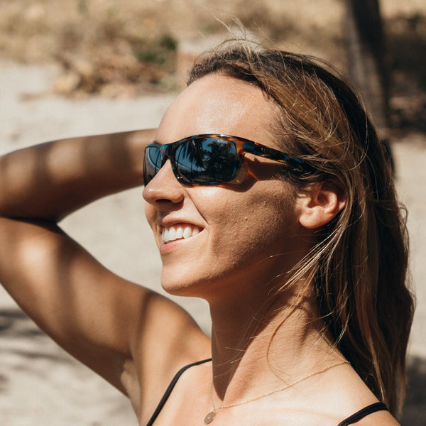 Revo Jude | Crystal Glass Lens M Matte Black H2O Heritage Blue