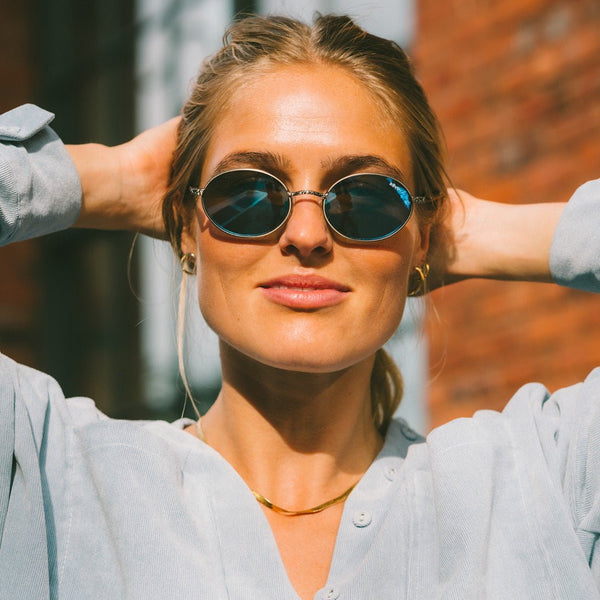 Revo Python | Crystal Glass Lens L Antique Gunmetal Smoky Green