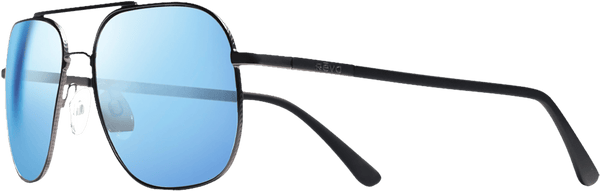 Revo Logan L Satin Gunmetal Blue Water