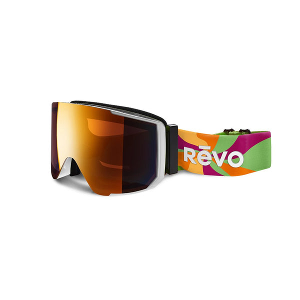 Revo Ripper | No. 10 L Matte White Photochromic Solar Orange