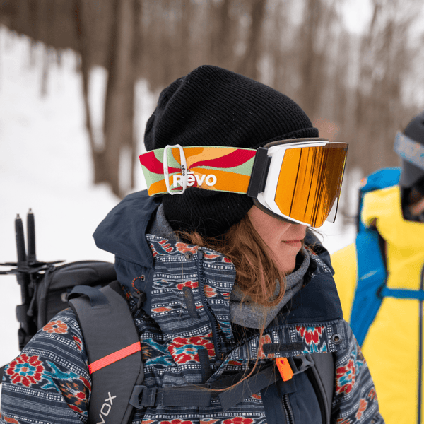 Revo Ripper | No. 10 L Matte White Photochromic Solar Orange