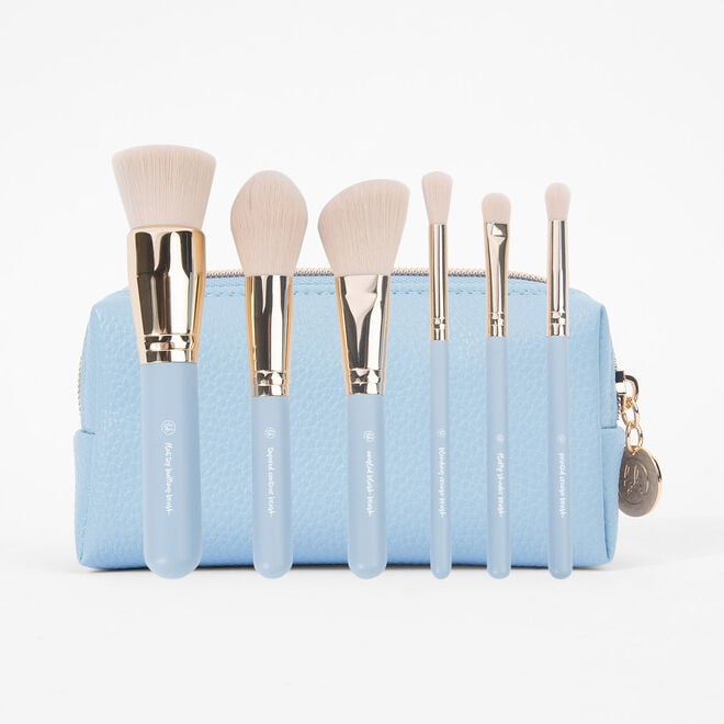 revolution beauty london BH Travel Series: Escapade 6 Piece Mini Face & Eye Brush Set With Bag