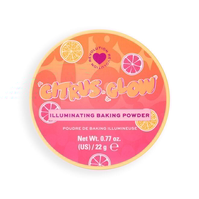 revolution beauty london I Heart Revolution Citrus Glow Illuminating Baking Powder