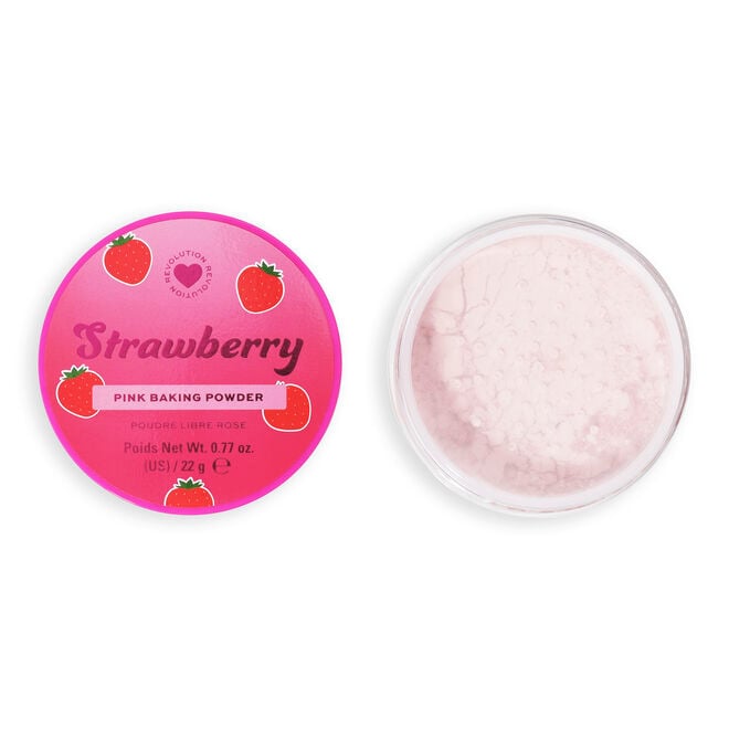 Revolution Beauty London I Heart Revolution Strawberry Baking Powder Pink