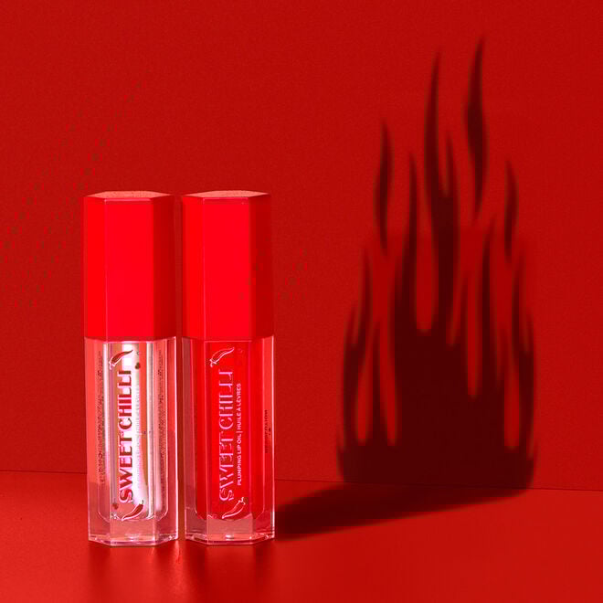 Revolution Beauty London I Heart Revolution Sweet Chilli Plumping Lip Oil Clear
