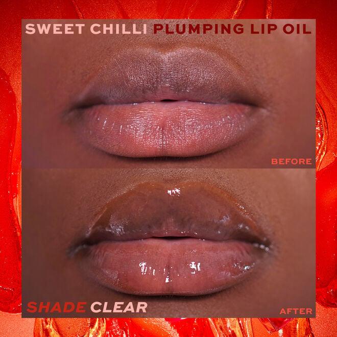 Revolution Beauty London I Heart Revolution Sweet Chilli Plumping Lip Oil Clear