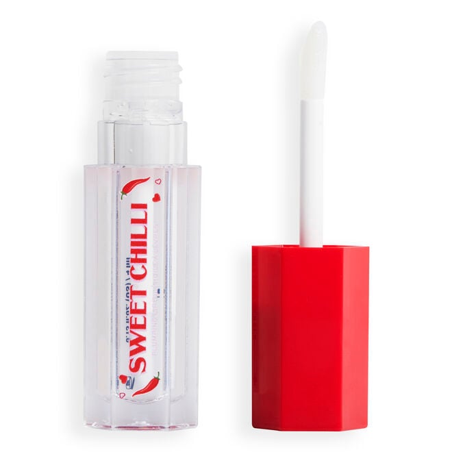 revolution beauty london I Heart Revolution Sweet Chilli Plumping Lip Oil Clear