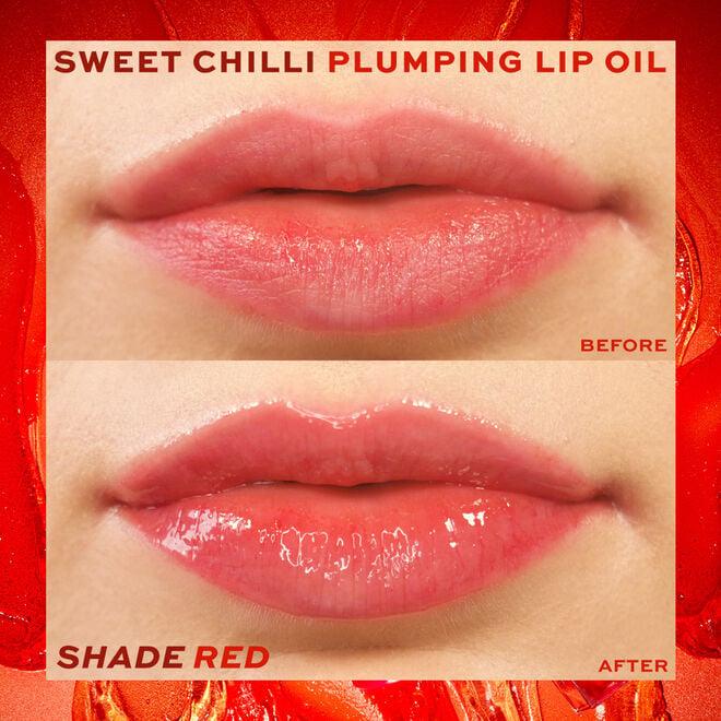 Revolution Beauty London I Heart Revolution Sweet Chilli Plumping Lip Oil Red