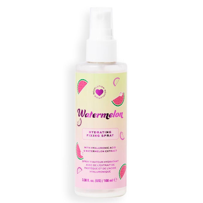 revolution beauty london I Heart Revolution Watermelon Dewy Fixing Spray