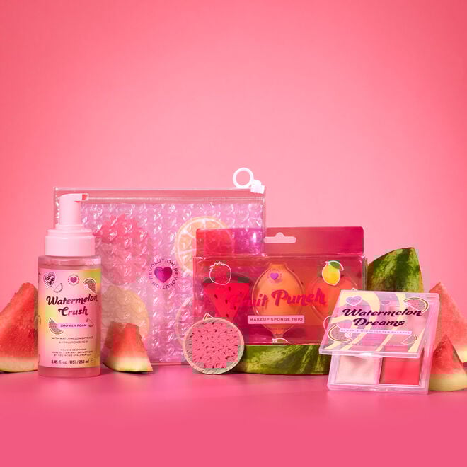 Revolution Beauty London I Heart Revolution Watermelon Dreams Blush & Highlighter Quad