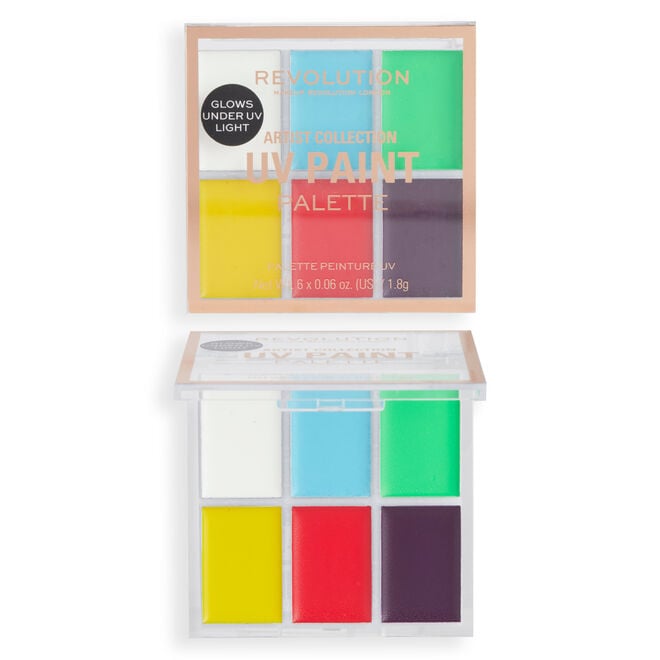 revolution beauty london Makeup Revolution Artist Collection UV Paint Palette