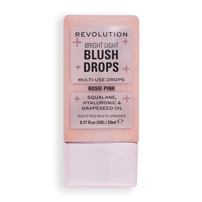 revolution beauty london Makeup Revolution Bright Light Blush Drops Pink Rosie