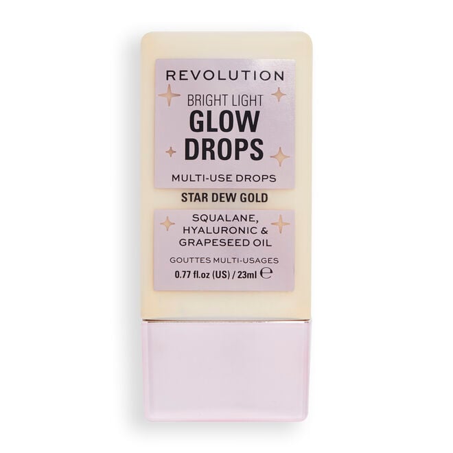 revolution beauty london Makeup Revolution Bright Light Glow Drops Golden Star Dew