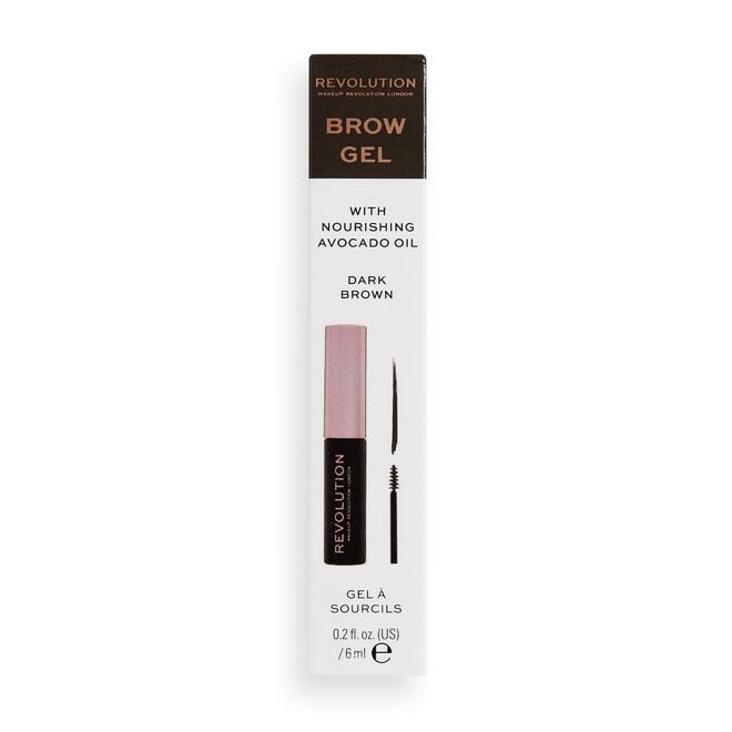 Revolution Beauty London Makeup Revolution Brow Gel Dark Brown