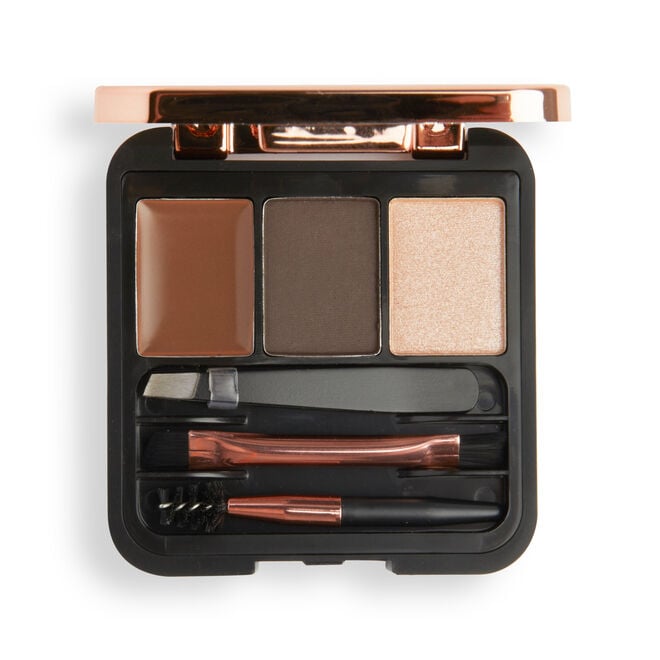 Revolution Beauty London Makeup Revolution Brow Sculpt Kit Dark Brown