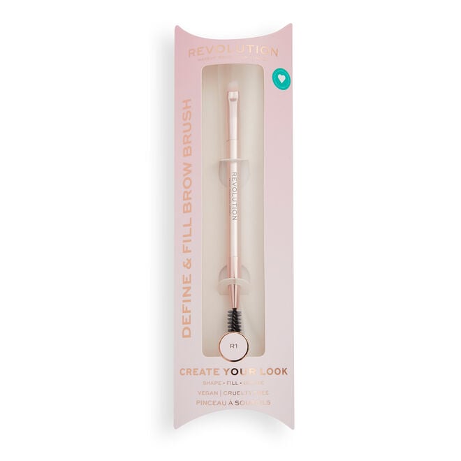 Revolution Beauty London Makeup Revolution Create Define & Fill Brow Brush R1