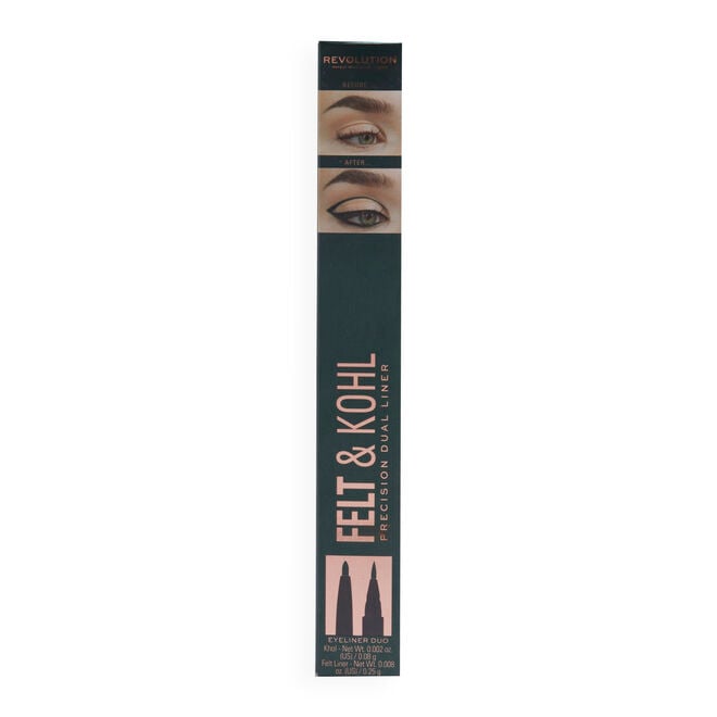 Revolution Beauty London Makeup Revolution Felt & Kohl Eyeliner Green
