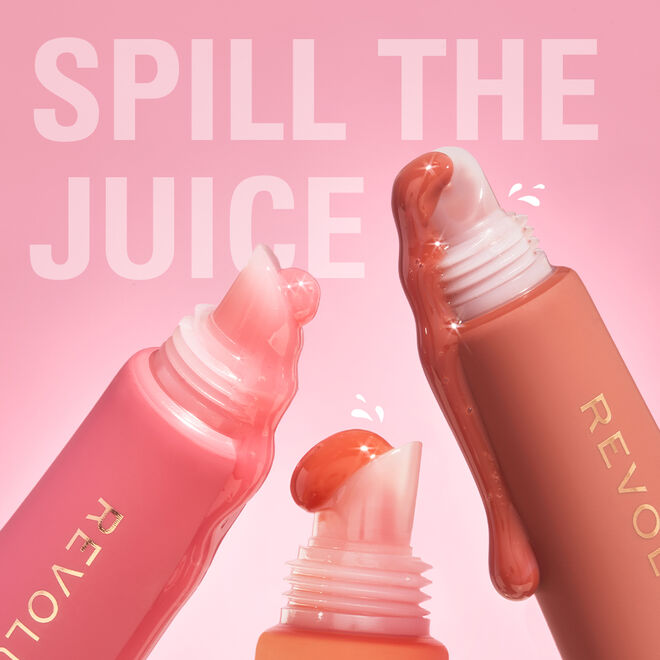 Revolution Beauty London Makeup Revolution Juicy Peptide Lip Balm Pink Strawberry