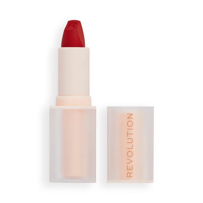 revolution beauty london Makeup Revolution Lip Allure Soft Satin Lipstick CEO Brick Red