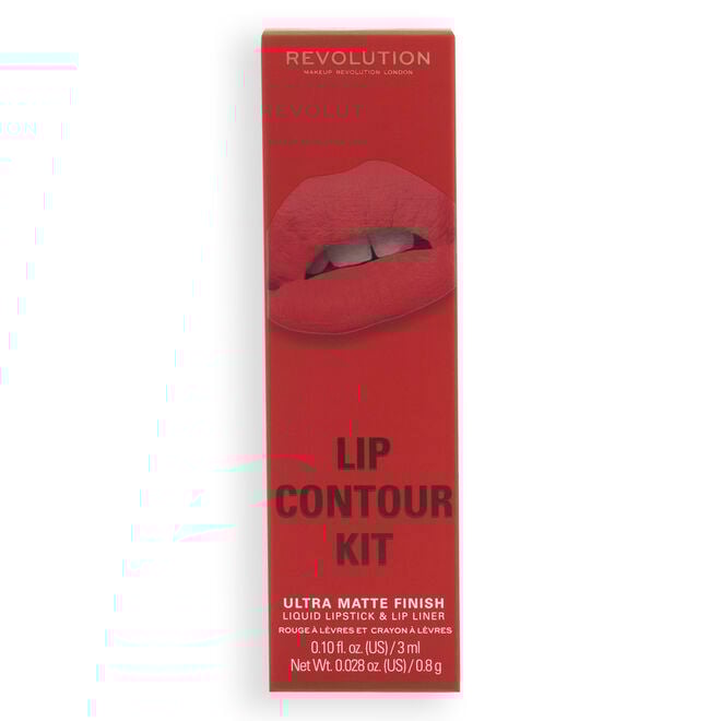 Revolution Beauty London Makeup Revolution Lip Contour Kit Sassy Red