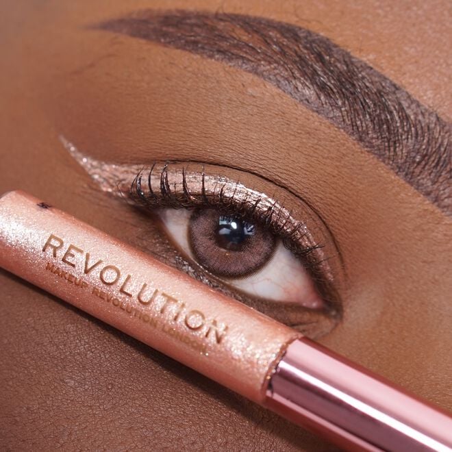 Revolution Beauty London Makeup Revolution Super Flick Liquid Eyeliner Rose Gold