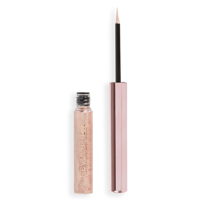 revolution beauty london Makeup Revolution Super Flick Liquid Eyeliner Rose Gold