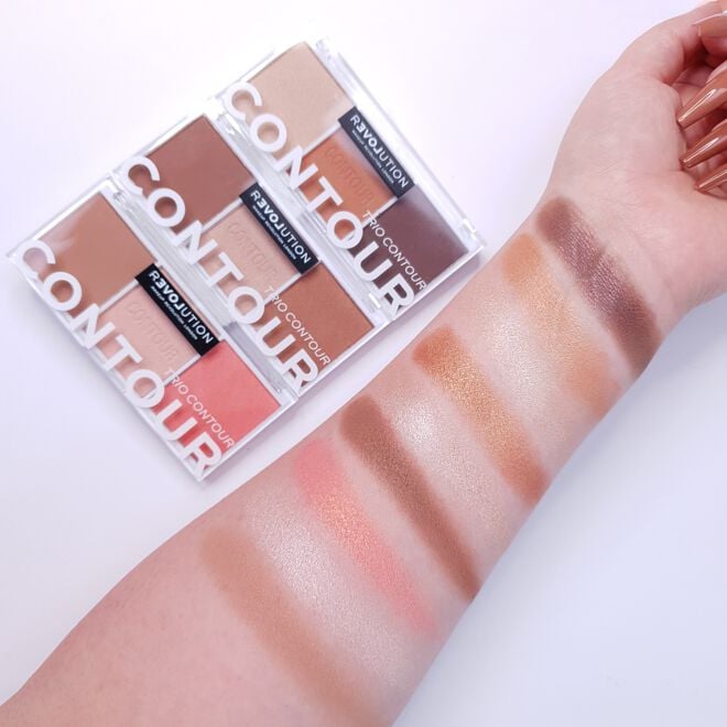 Revolution Beauty London Relove By Revolution Color Play Contour Trio Palette Bronze Sugar