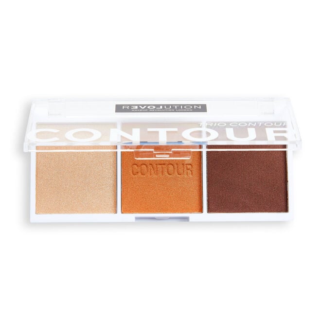 revolution beauty london Relove by Revolution Color Play Contour Trio Palette Bronze Sugar